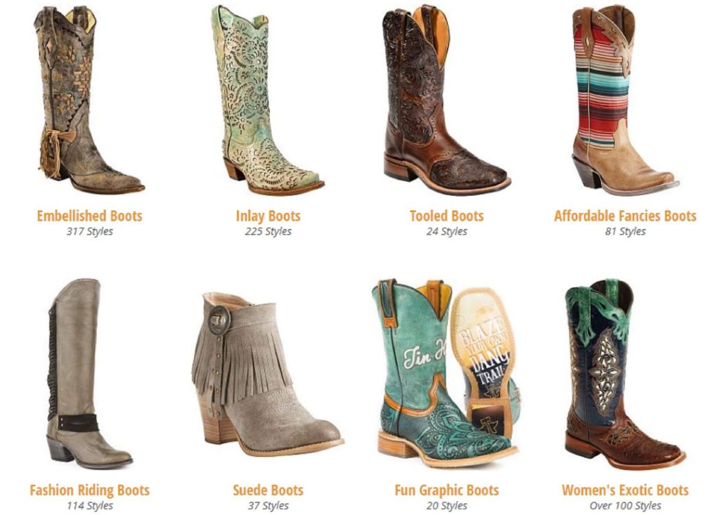 cowboy boot brands women's